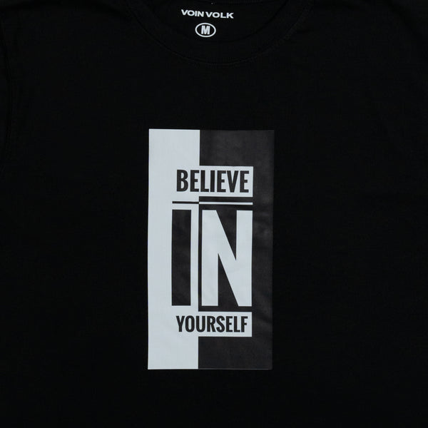 Believe in Yourself Print T-Shirt