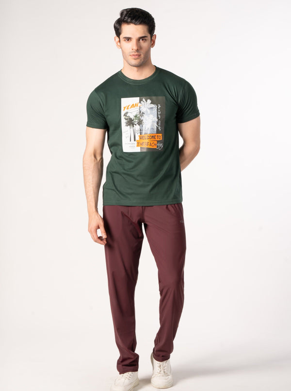 Voin Volk Graphic Summer Forever T-Shirt + Maroon Dri-Fit Trouser Voin Volk VOIN VOLK