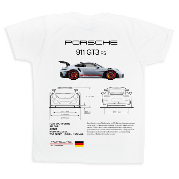 Porsche 911 GT3 Print T-Shirt