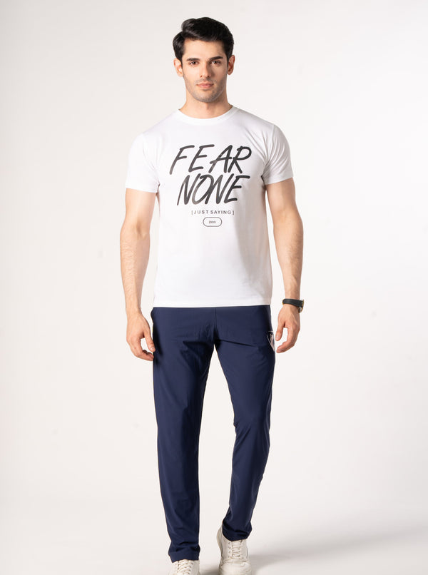 Voin Volk Fear None Print T-Shirt + Blue Dri-Fit Trouser Voin Volk VOIN VOLK